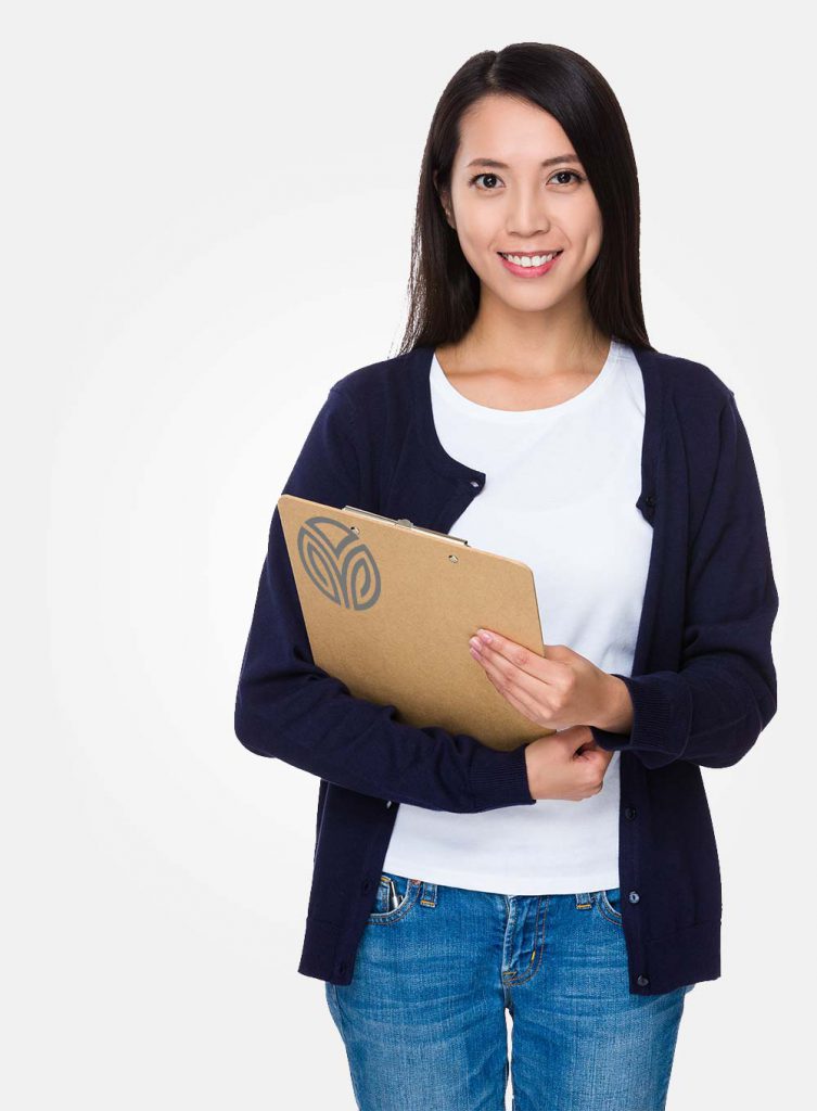 jeune étudiante asiatique